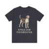 English Foxhound Shirt, Vintage Dog Sketch Tee, Dog Lover Gift