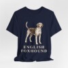 English Foxhound Shirt, Vintage Dog Sketch Tee, Dog Lover Gift