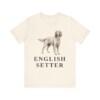 English Setter Lover Shirt, Vintage Dog Sketch Tee, Dog Lover Gift English Setter Lover Shirt, Vintage Dog Sketch Tee, Dog Lover Gift