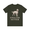 English Setter Lover Shirt, Vintage Dog Sketch Tee, Dog Lover Gift English Setter Lover Shirt, Vintage Dog Sketch Tee, Dog Lover Gift