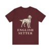 English Setter Lover Shirt, Vintage Dog Sketch Tee, Dog Lover Gift English Setter Lover Shirt, Vintage Dog Sketch Tee, Dog Lover Gift