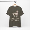 English Setter Lover Shirt, Vintage Dog Sketch Tee, Dog Lover Gift English Setter Lover Shirt, Vintage Dog Sketch Tee, Dog Lover Gift