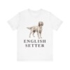 English Setter Lover Shirt, Vintage Dog Sketch Tee, Dog Lover Gift English Setter Lover Shirt, Vintage Dog Sketch Tee, Dog Lover Gift