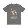 English Springer Spaniel Lover Shirt, Vintage Dog Sketch Tee, Dog Lover Gift