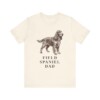 Field Spaniel Dad Shirt, Vintage Dog Sketch Tee, Dog Dad Gift