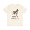 Field Spaniel Latin Shirt, Vintage Dog Sketch Tee, Dog Latin Gift