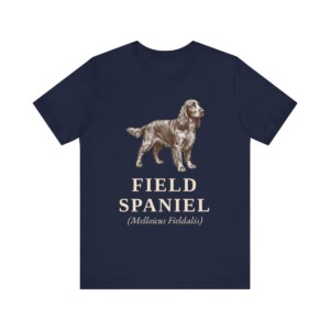 Field Spaniel Latin Shirt, Vintage Dog Sketch Tee, Dog Latin Gift
