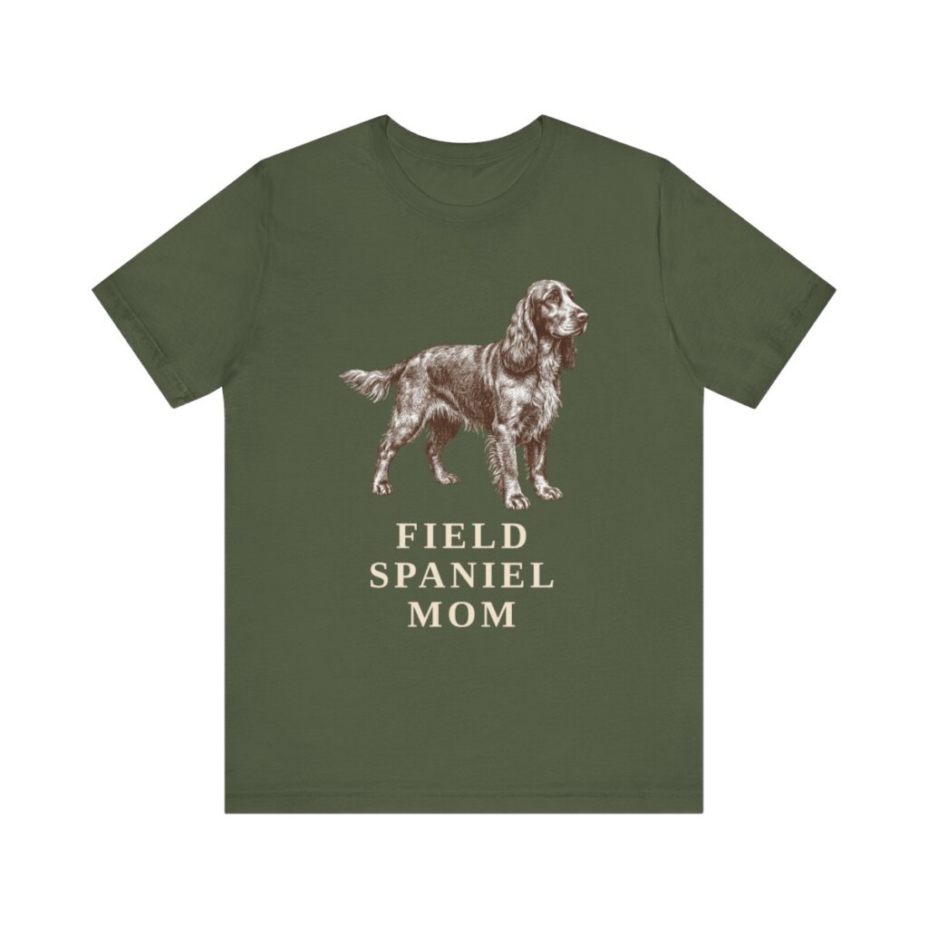 Field Spaniel Mom Shirt, Vintage Dog Sketch Tee, Dog Mom Gift Field Spaniel Mom Shirt, Vintage Dog Sketch Tee, Dog Mom Gift