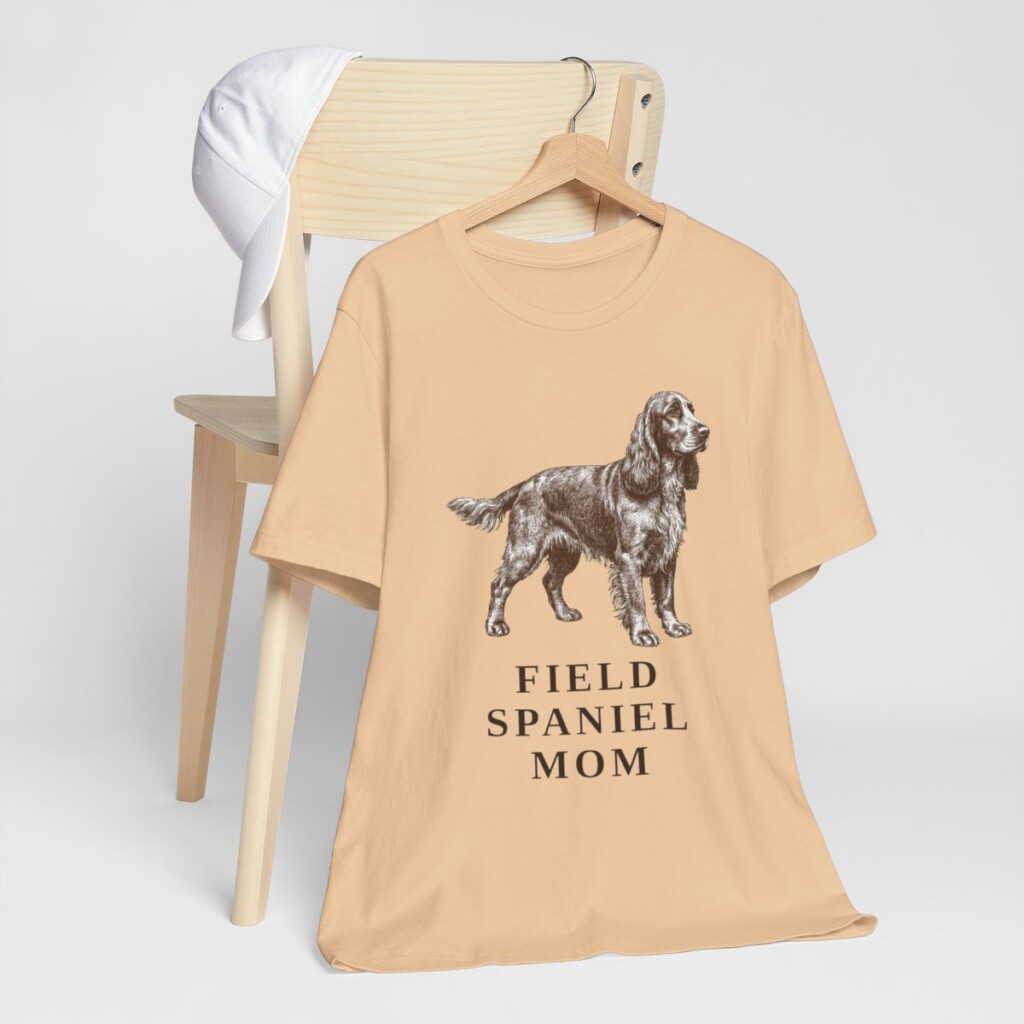 Field Spaniel Mom Shirt, Vintage Dog Sketch Tee, Dog Mom Gift Field Spaniel Mom Shirt, Vintage Dog Sketch Tee, Dog Mom Gift