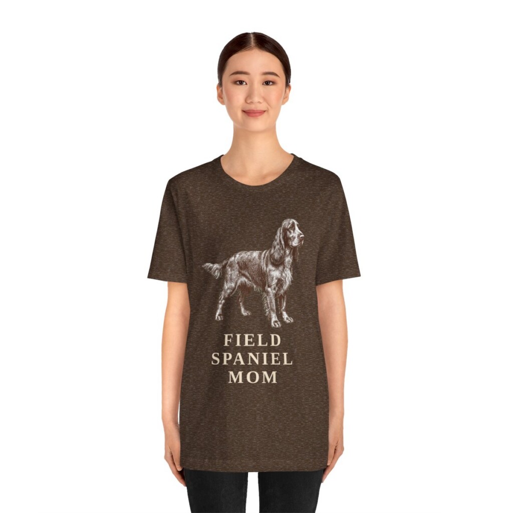 Field Spaniel Mom Shirt, Vintage Dog Sketch Tee, Dog Mom Gift Field Spaniel Mom Shirt, Vintage Dog Sketch Tee, Dog Mom Gift