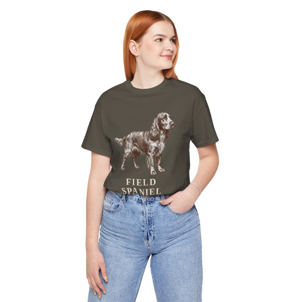 Field Spaniel Mom Shirt, Vintage Dog Sketch Tee, Dog Mom Gift Field Spaniel Mom Shirt, Vintage Dog Sketch Tee, Dog Mom Gift