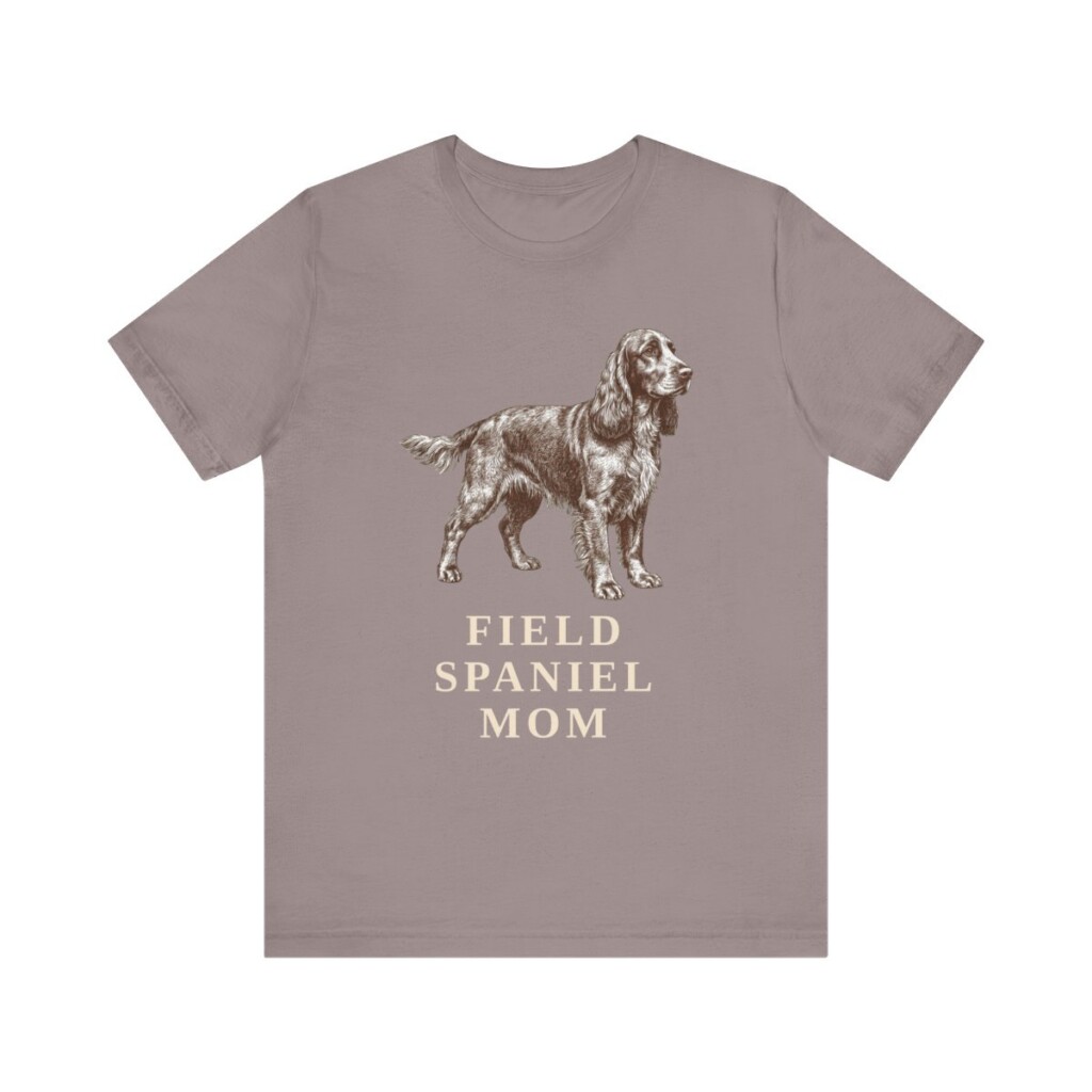 Field Spaniel Mom Shirt, Vintage Dog Sketch Tee, Dog Mom Gift Field Spaniel Mom Shirt, Vintage Dog Sketch Tee, Dog Mom Gift
