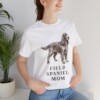 Field Spaniel Mom Shirt, Vintage Dog Sketch Tee, Dog Mom Gift Field Spaniel Mom Shirt, Vintage Dog Sketch Tee, Dog Mom Gift