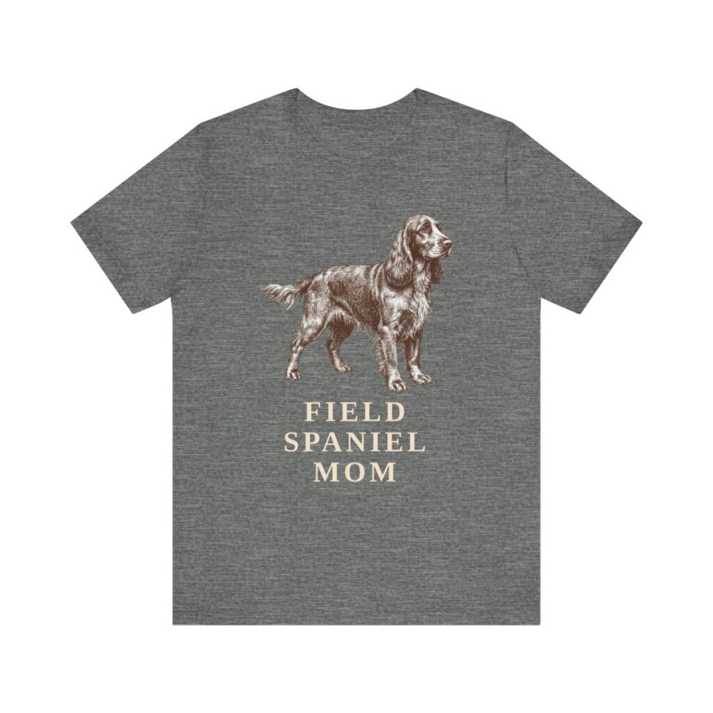 Field Spaniel Mom Shirt, Vintage Dog Sketch Tee, Dog Mom Gift Field Spaniel Mom Shirt, Vintage Dog Sketch Tee, Dog Mom Gift
