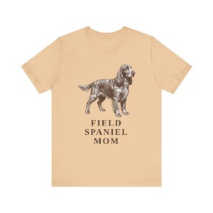Field Spaniel Mom Shirt, Vintage Dog Sketch Tee, Dog Mom Gift