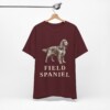 Field Spaniel Shirt, Vintage Dog Sketch Tee, Dog Lover Gift