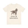 Field Spaniel Shirt, Vintage Dog Sketch Tee, Dog Lover Gift