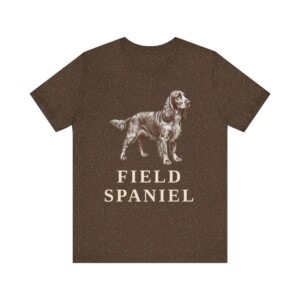 Field Spaniel Shirt, Vintage Dog Sketch Tee, Dog Lover Gift