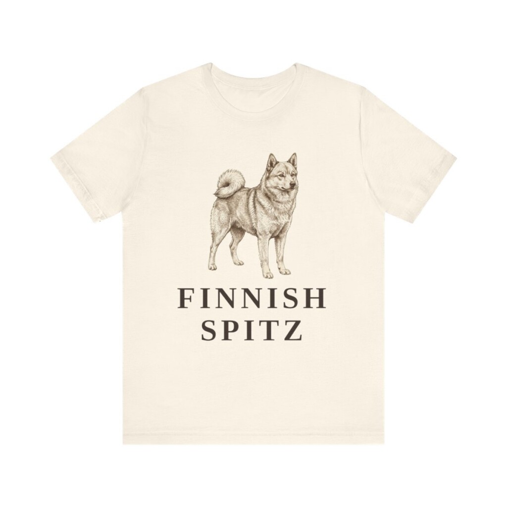 Finnish Spitz Lover Shirt, Vintage Dog Sketch Tee, Dog Lover Gift Finnish Spitz Lover Shirt, Vintage Dog Sketch Tee, Dog Lover Gift