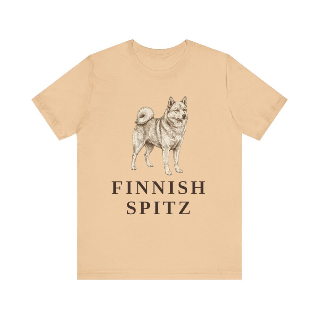 Finnish Spitz Lover Shirt, Vintage Dog Sketch Tee, Dog Lover Gift Finnish Spitz Lover Shirt, Vintage Dog Sketch Tee, Dog Lover Gift
