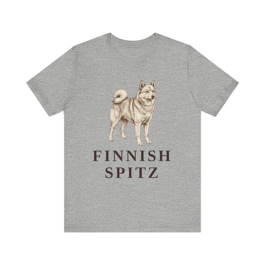 Finnish Spitz Lover Shirt, Vintage Dog Sketch Tee, Dog Lover Gift Finnish Spitz Lover Shirt, Vintage Dog Sketch Tee, Dog Lover Gift