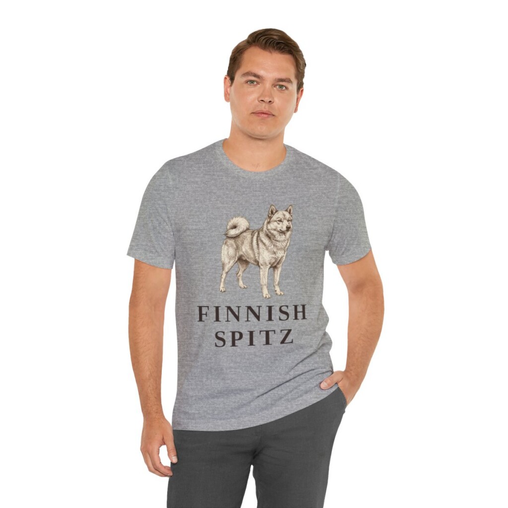 Finnish Spitz Lover Shirt, Vintage Dog Sketch Tee, Dog Lover Gift Finnish Spitz Lover Shirt, Vintage Dog Sketch Tee, Dog Lover Gift