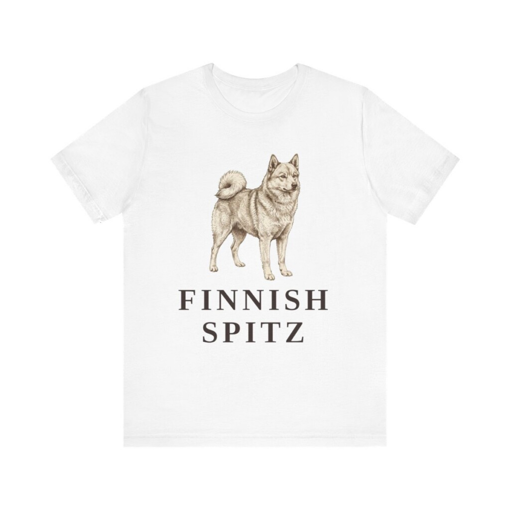 Finnish Spitz Lover Shirt, Vintage Dog Sketch Tee, Dog Lover Gift Finnish Spitz Lover Shirt, Vintage Dog Sketch Tee, Dog Lover Gift