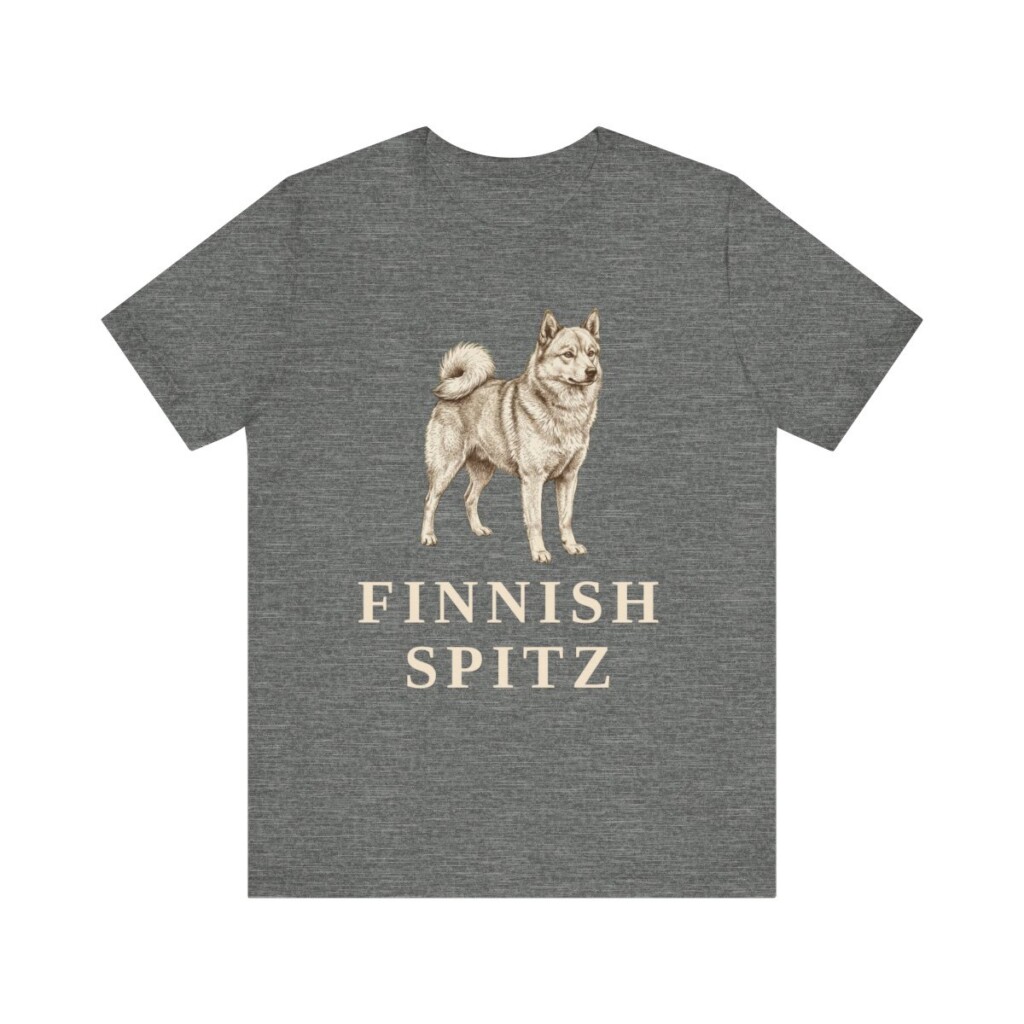 Finnish Spitz Lover Shirt, Vintage Dog Sketch Tee, Dog Lover Gift Finnish Spitz Lover Shirt, Vintage Dog Sketch Tee, Dog Lover Gift