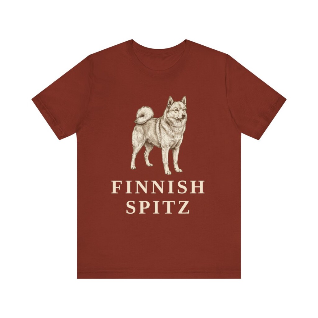 Finnish Spitz Lover Shirt, Vintage Dog Sketch Tee, Dog Lover Gift Finnish Spitz Lover Shirt, Vintage Dog Sketch Tee, Dog Lover Gift