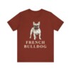 French Bulldog Lover Shirt, Vintage Dog Sketch Tee, Dog Lover Gift