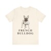 French Bulldog Lover Shirt, Vintage Dog Sketch Tee, Dog Lover Gift