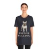 French Bulldog Lover Shirt, Vintage Dog Sketch Tee, Dog Lover Gift