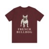 French Bulldog Lover Shirt, Vintage Dog Sketch Tee, Dog Lover Gift