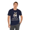 French Bulldog Lover Shirt, Vintage Dog Sketch Tee, Dog Lover Gift