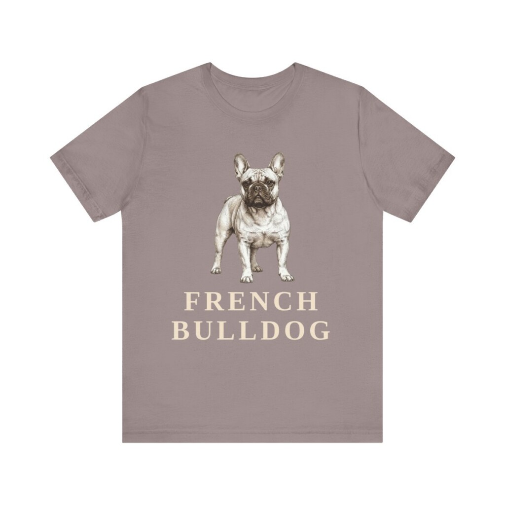 French Bulldog Lover Shirt, Vintage Dog Sketch Tee, Dog Lover Gift