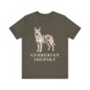 Gerberian Shepsky Shirt, Vintage Dog Sketch Tee, Dog Lover Gift