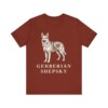 Gerberian Shepsky Shirt, Vintage Dog Sketch Tee, Dog Lover Gift