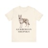 Gerberian Shepsky Shirt, Vintage Dog Sketch Tee, Dog Lover Gift