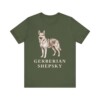 Gerberian Shepsky Shirt, Vintage Dog Sketch Tee, Dog Lover Gift