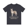 Gerberian Shepsky Shirt, Vintage Dog Sketch Tee, Dog Lover Gift
