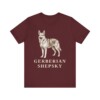 Gerberian Shepsky Shirt, Vintage Dog Sketch Tee, Dog Lover Gift