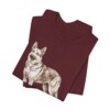 Gerberian Shepsky Shirt, Vintage Dog Sketch Tee, Dog Lover Gift