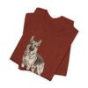 German Shepherd Lover Shirt, Vintage Dog Sketch Tee, Dog Lover Gift
