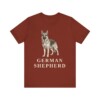 German Shepherd Lover Shirt, Vintage Dog Sketch Tee, Dog Lover Gift