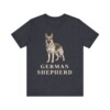 German Shepherd Lover Shirt, Vintage Dog Sketch Tee, Dog Lover Gift