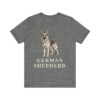German Shepherd Lover Shirt, Vintage Dog Sketch Tee, Dog Lover Gift