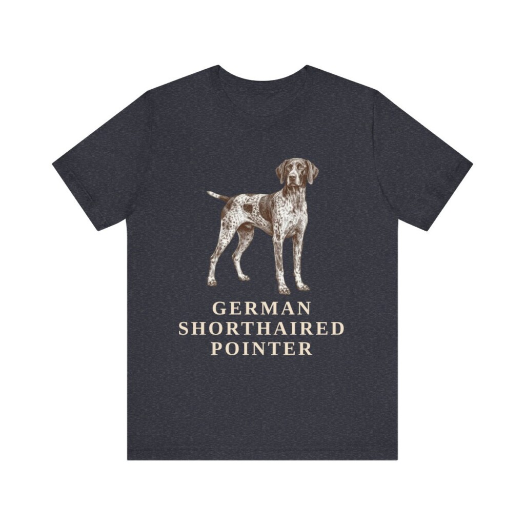 German Shorthaired Pointer Lover Shirt, Vintage Dog Sketch Tee, Dog Lover Gift