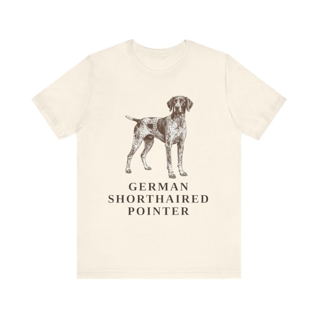 German Shorthaired Pointer Lover Shirt, Vintage Dog Sketch Tee, Dog Lover Gift