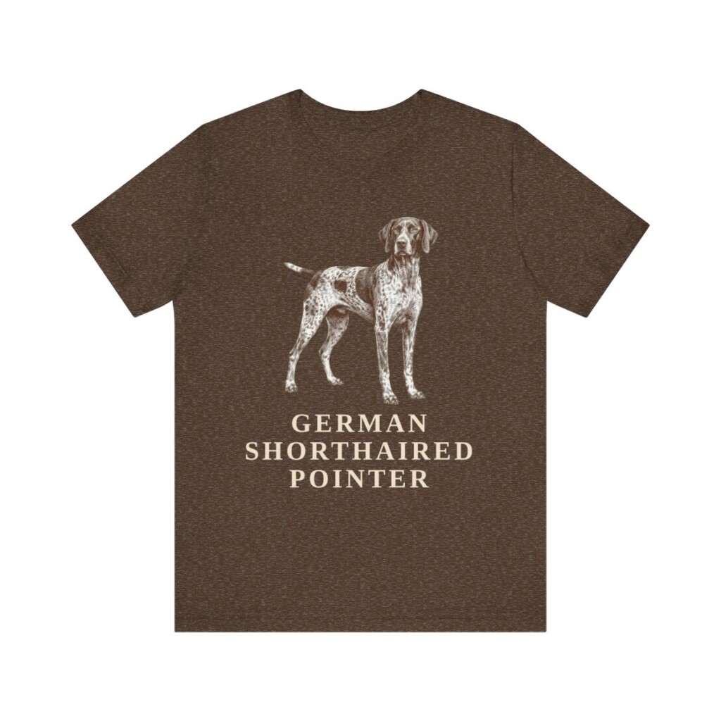 German Shorthaired Pointer Lover Shirt, Vintage Dog Sketch Tee, Dog Lover Gift