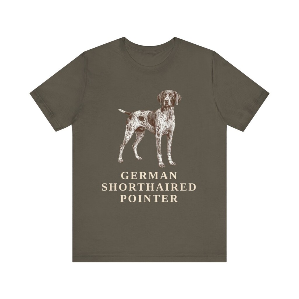 German Shorthaired Pointer Lover Shirt, Vintage Dog Sketch Tee, Dog Lover Gift